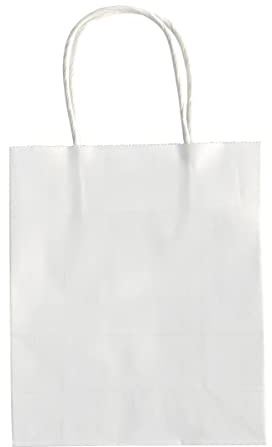 Folia Bringmann 22400 Lot de 20 sacs en papier Blanc 24 x 12 x 31 cm