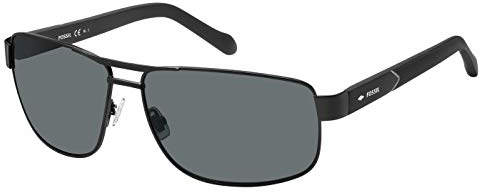 Fossil Unisex Fos 3060/s Sunglasses, 94X/E5 Matte Black, 63