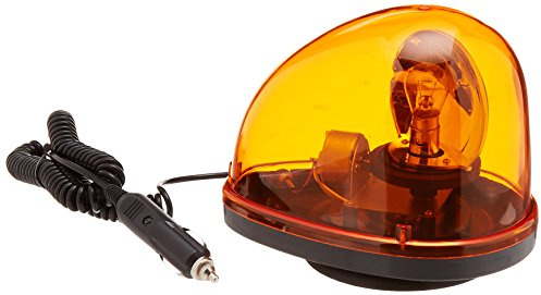 Buyers Products RL650A Halogen Revolving 5.5 Inch Light, Flashing Warning Safety Lights, Construction Vehicle Lights, Work Trucks, Tear Drop Shaped Light, Beacon Light, Amber