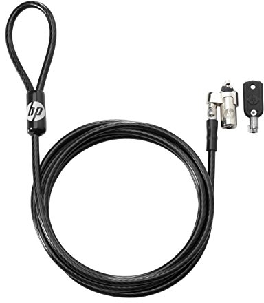 HP T1A62AA Keyed Cable Lock 10 mm schwarz