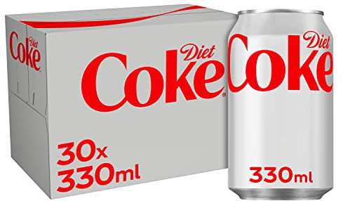 Diet Coke Cans, Cola, 330 ml, Pack of 30