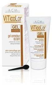 VITICOLOR SKIN CAMOUFLAGE GEL. Long lasting natural colouration for Vitiligo Skin. 50ml by Oxyvita Ltd by Oxyvita Ltd