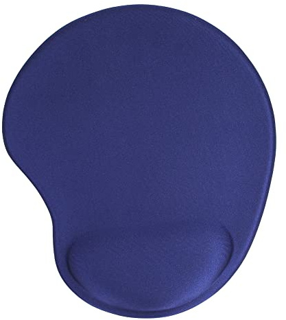 InLine 55453B Maus-Pad, blau, mit Gel Handballenauflage, 230x205x20mm