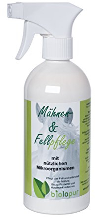 Biolopur | Mähnenspray & Fellpflege - 500ml Fertiglösung | Fellglanzspray Pferd