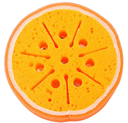 Bluelans® Lovely strawberry Form Gericht Waschen bis Schwamm Küche Reinigung Werkzeug Orange