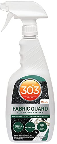 303 Marine Fabric Guard - Restores Water and Stain Repellency To Factory New Levels, Simple and Easy To Use, Manufacturer Recommended, Safe For All Fabrics, 32oz (30604CSR)
