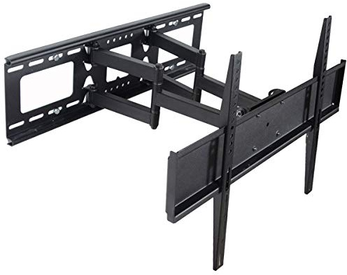 VideoSecu Tilt Swivel TV Wall Mount 32- 70 LCD LED Plasma TV with VESA 200x200,400x400,up to 600x400 mm, Full Motion Articulating Dual Arm Mount Fits up to 24 Studs MW365B2H C20