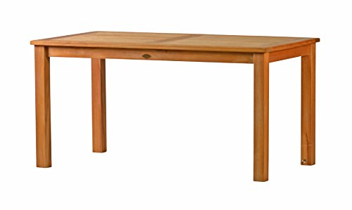 Kai Wiechmann Teak Gartentisch 150 x 80 cm Premium wetterfest robust