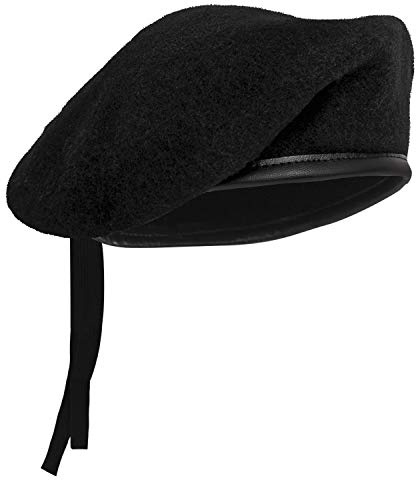 Rothco G.I. Style Wool Beret (US, Numeric, 7 3/4, Black)