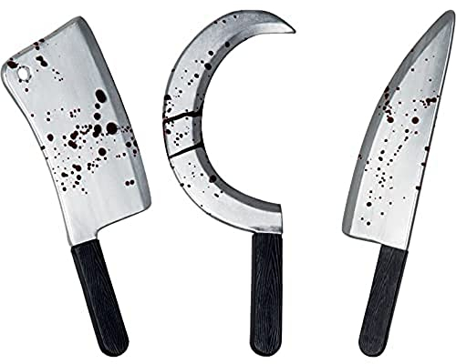 Boland Arma Horror Insanguinata in Plastica, Modelli assortiti, 45 cm, 1 Unit