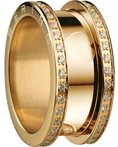 Bering Damen-Ring arctic symphony AußenRing Edelstahl Zirkonia weiß Gr. 60 (19.1) - 523-27-94