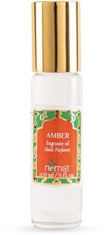 Nemat International Amber Perfume Oil Roll-On – Long Lasting Alcohol Free Amber Oil Perfume for Women and Men, Essential Oil Based Fragrance, Clean Vegan Body Oil Roll On, 10 ml / 0.33 fl Oz