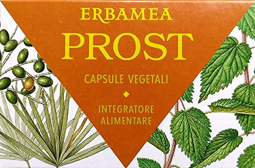 Erbamea Integratore Alimentare Prost Serenoa, Ortica, Licopene per Prostata, 24 Capsule