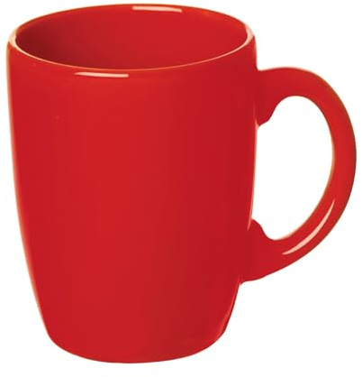 Excelsa Mug Tazza in Ceramica, 260 ml, Rosso