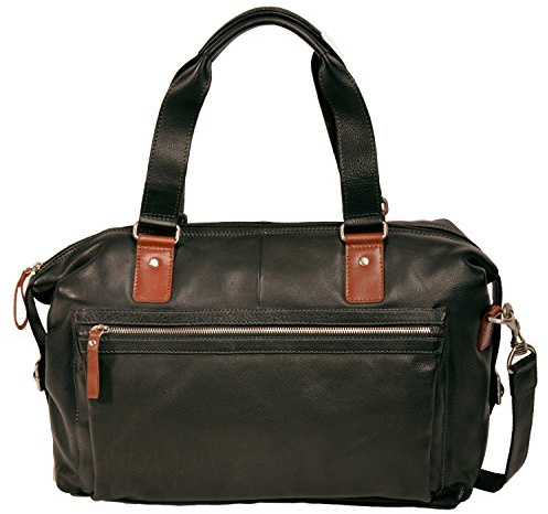 Shalimar Carry bag/weekender made from grease-tanned, soft full-grain cowhide leather