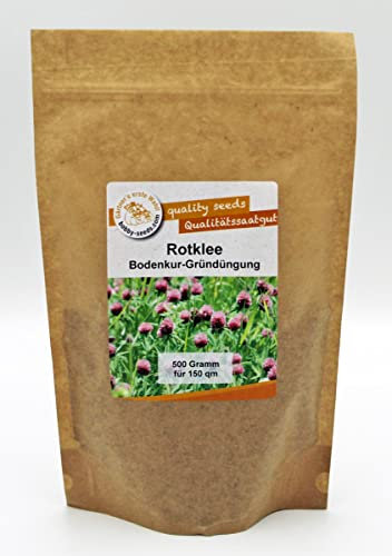 Bodenkur Rotklee - staudige Gründüngung/Futterpflanze 500g