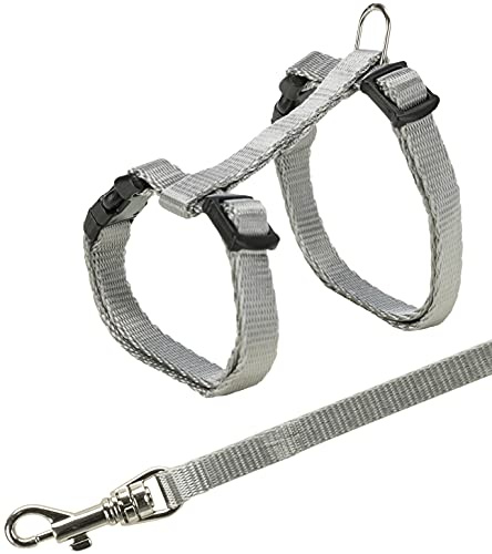 Trixie Kitten Harness with Leash, Nylon (colour assorted)