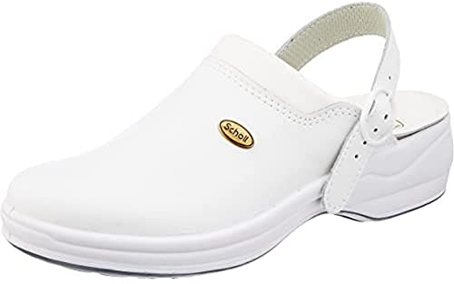 Scholl - F219021065360, Zapatos para profesionales médicos, Weiß,