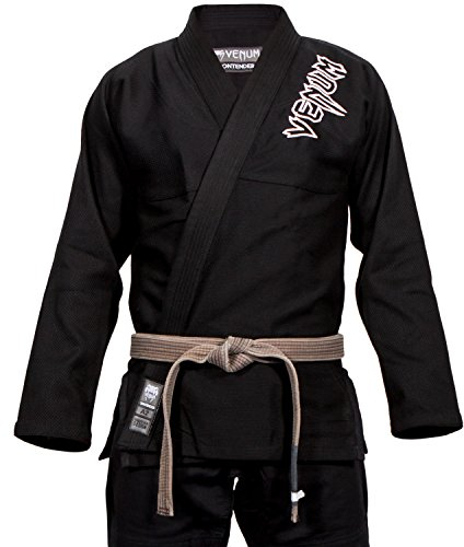 Venum Herren Contender 2.0 Kimono BJJ Gi, Schwarz, A1.5