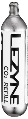 LEZYNE, Pompa Pumpen 25g Threaded Co2 Cartridge (5pcs), Argento (Silber), Taglia Unica