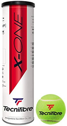 Tecnifibre X-One Tennis Balls 4 Ball Can ITF FFT FIT Approved