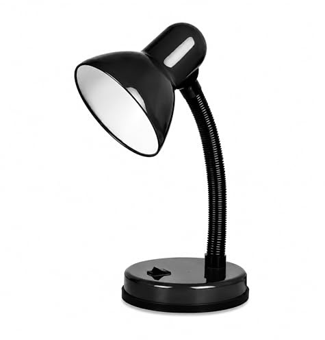 Status Palma Desk Lamp, Black, SBDL2028ESBLK16 | Flexible Desk Light, Study, Office, Bedroom