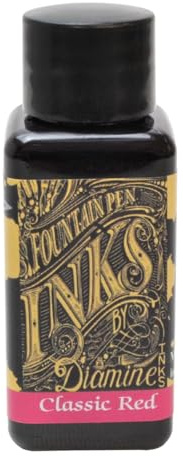 Diamine 30ml Classic Red fountain pen ink bottle