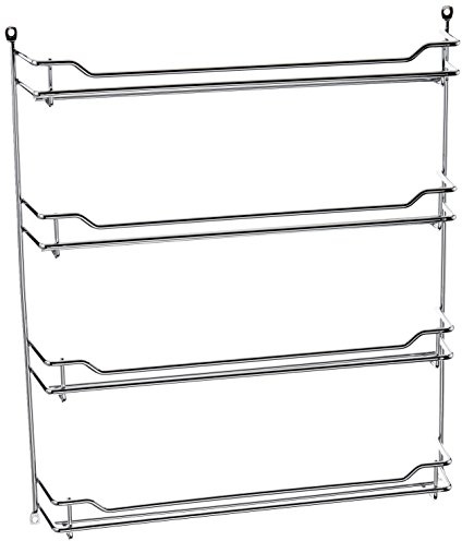 Fuchs Gewürze 24er Gewürzregal leer in Chrom, 1er Pack