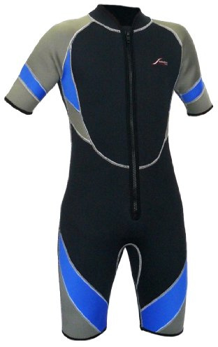 Scubatec 3mm Shorty Neoprenanzug Herren – kurzer Wetsuit mit Frontreißverschluss, flachen Nähten & flexiblem Neopren für Tauchen, Schnorcheln, Surfen und Schwimmen, 4XL / 60