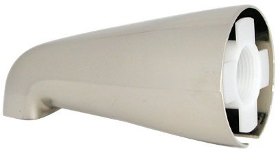 DANCO Universal Tub Spout without Diverter, Brushed Nickel, 1-Pack (89247)