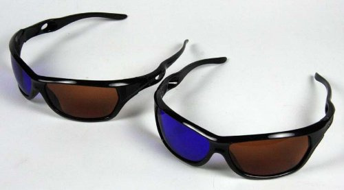 3D Glasses - Plastic ColorCode Style - For TV, Internet & Print (2 Pairs)