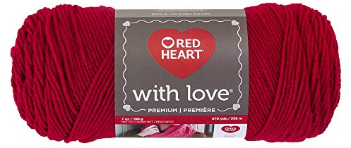Red Heart 10016773 With Love Yarn, Holly Berry