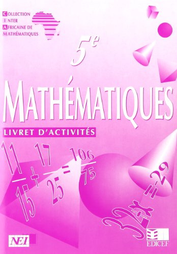 Mathématiques 5e, cahier d'activités