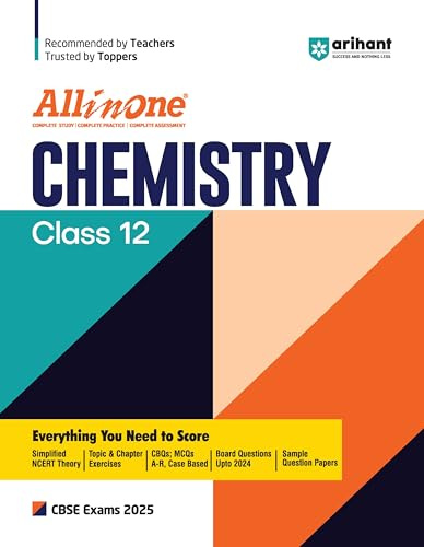 (Old Edition) Arihant All In One Chemistry Class 12 For CBSE Exams 2025
