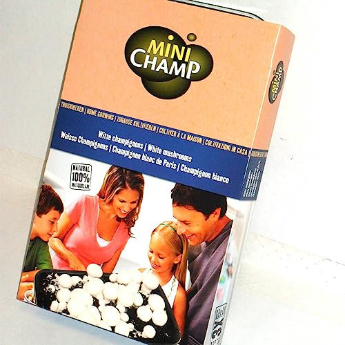 YouGarden White Mushroom Growing Kit 3 Litre. Grow Your Own Mushrooms Kit. Gardening Gifts for Women, Men and Kids. Mushroom Grow Kit Perfect As A Gift and for Beginners. Gift Ideas for Family.