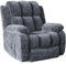Blisswood Recliner Armchair, Lift Up Heated 8 Point Massage Sofa Armchair Single Motor Auto Reclining Chair Upto 180kg Weight Capacity Riser & Recliner Armchair for Living Room (Dark Grey)