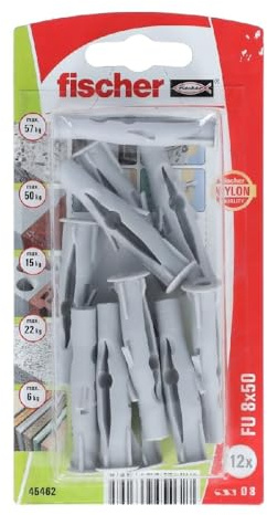 Fischer FU 8 x 50 K NV Tassello universale 50 mm 045462 1 KIT