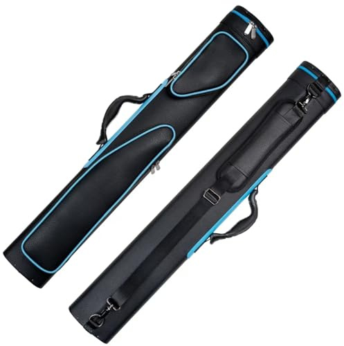 Collapsar Pool Cue Case 2X4, Billiard Stick Carrying Case Holds 2 Butts and 4 Shafts for Adults Billiard Cue Case