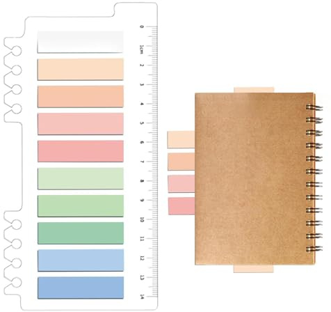 Notes adhésives pour écriture lisse, bandes de texte imperméables