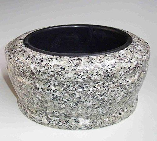 designgrab Exclusiv Grande XXL - Ciotola per tomba, diametro 50 cm, in granito
