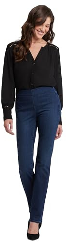 NYDJ Women's Pull on Marilyn Straight Leg Jeans
