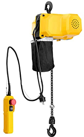 Steinberg Systems SBS-ECH-300/3 Electric Chain Hoist 300 kg 3 m Chain Block Chain Pulley Block Electric Chain Hoist (Chain Diameter 5 mm, Steel, Copper)