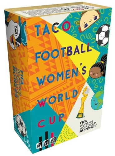 Blue Orange | Taco Football Woman World Cup | Card Game | Ages 8 plus | 2-8 Players | 10 Minutes Playing Time