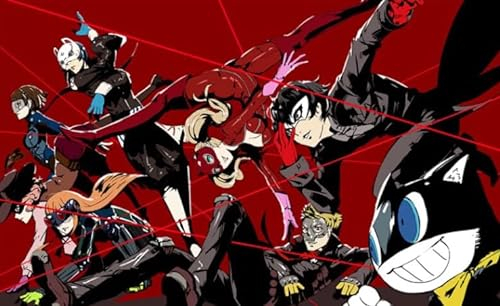 Schwagebo Holzpuzzle 1000 Teile Spielbilder Persona 5 Puzzles Lernspielzeug für Erwachsene Geburtstagsgeschenk Xd192Qz