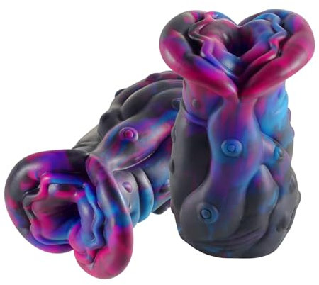 Masturbadores Masculino Succión Juguetes Sexuales para Hombre,Masturbador de Copa Rosa Manual Silicona Suave Coños Sexuales Real,Fantasy Oral Sex Doll con Vagina y Ano Realista para Entrenamiento Pene