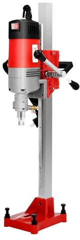 2 300 W kärnborrmaskin, 740 RPM betongkärnborrstativ för 0–165 mm diameter på borrhålet, betongkärnborrverktyg för borrning av stålbetong, röda tegel, marmor, 80 cm maximalt borrdjup