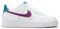 Nike Zapato Air Force 1 (GS) FV5948-108, Blanco y morado., 38 EU