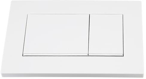 PuritySage Dual Flush Wall Hung Toilets Water Tank Flush Plate,Compatible with Geberit Sigma 30-115.883.KJ.1,Toilet Tank Replacement Part with Save water,Easy Installation(White-S)