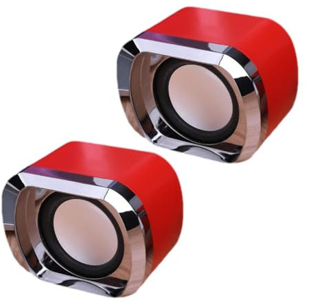 Altoparlanti stereo da scrivania, con ricarica USB, altoparlante multimediale con ricarica USB, suono chiaro, altoparlanti da scrivania per familiari, amici e bambini