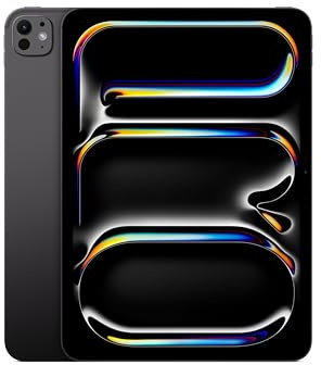 Apple iPad Pro 11 Pouces (M5) : Écran Ultra Retina XDR Verre Nano-texturé, 2 to, Caméra Avant Horizontale 12 MP/Caméra arrière 12 MP, Wi-FI, Autonomie d’Une journée — Noir sidéral